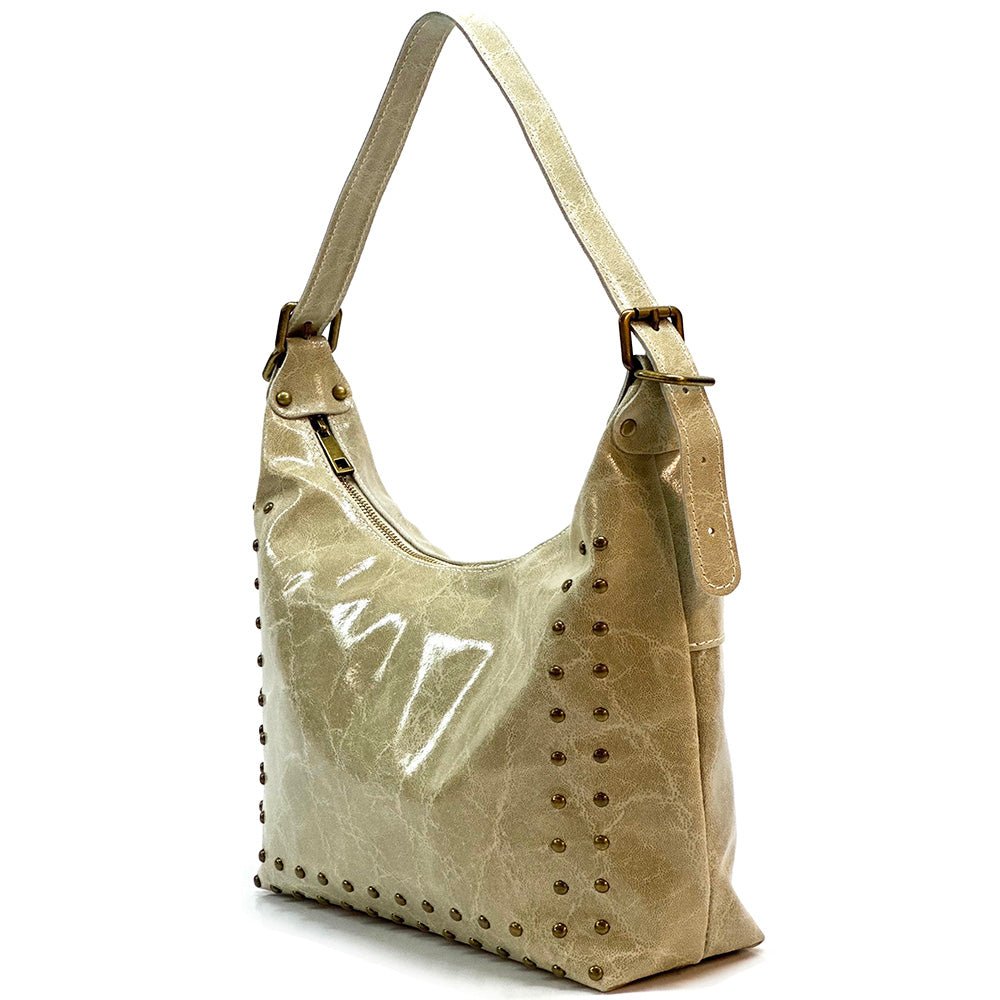 Riviera Italian Leather Shoulder Bag - Leather Italiano