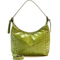 Riviera Italian Leather Shoulder Bag - Leather Italiano