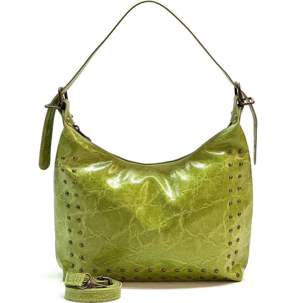 Riviera Italian Leather Shoulder Bag - Leather Italiano