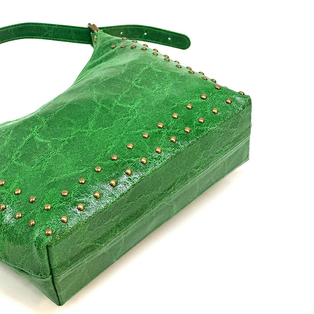 Riviera Italian Leather Shoulder Bag - Leather Italiano