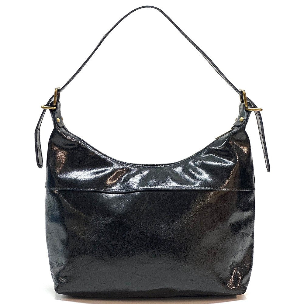 Riviera Italian Leather Shoulder Bag - Leather Italiano