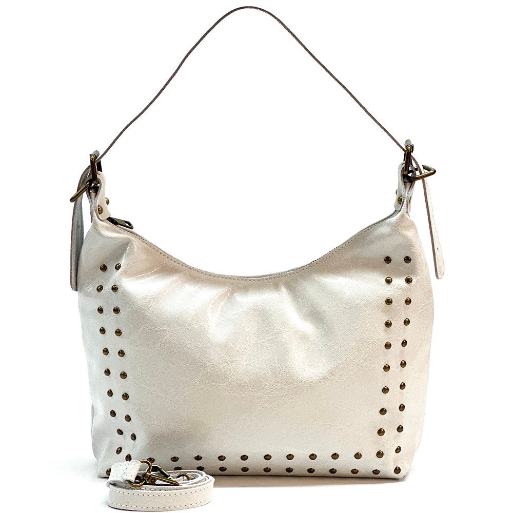 Riviera Italian Leather Shoulder Bag - Leather Italiano