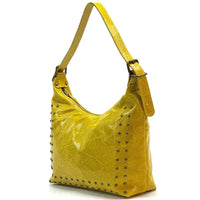 Riviera Italian Leather Shoulder Bag - Leather Italiano