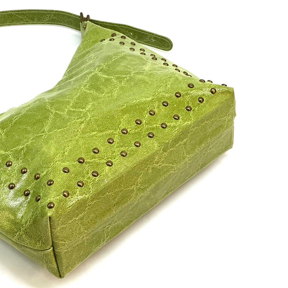 Riviera Italian Leather Shoulder Bag - Leather Italiano