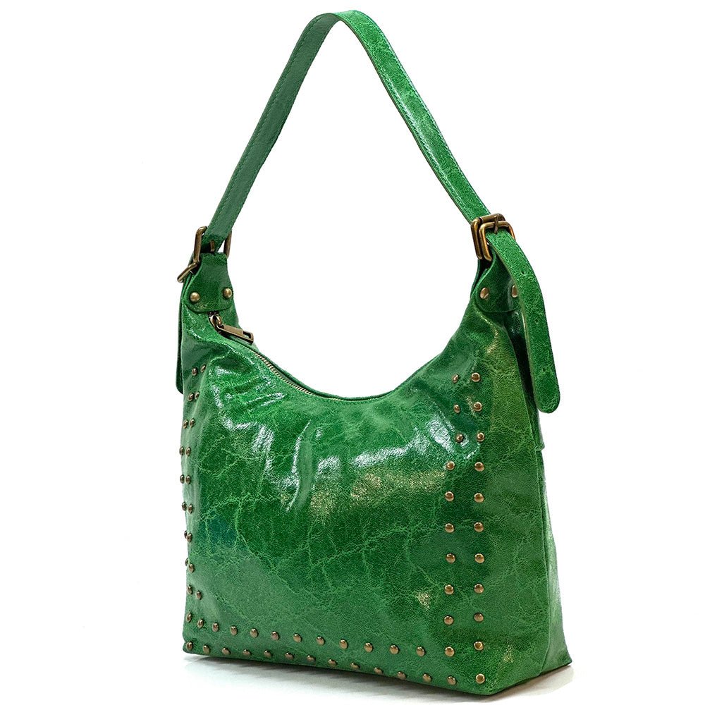 Riviera Italian Leather Shoulder Bag - Leather Italiano