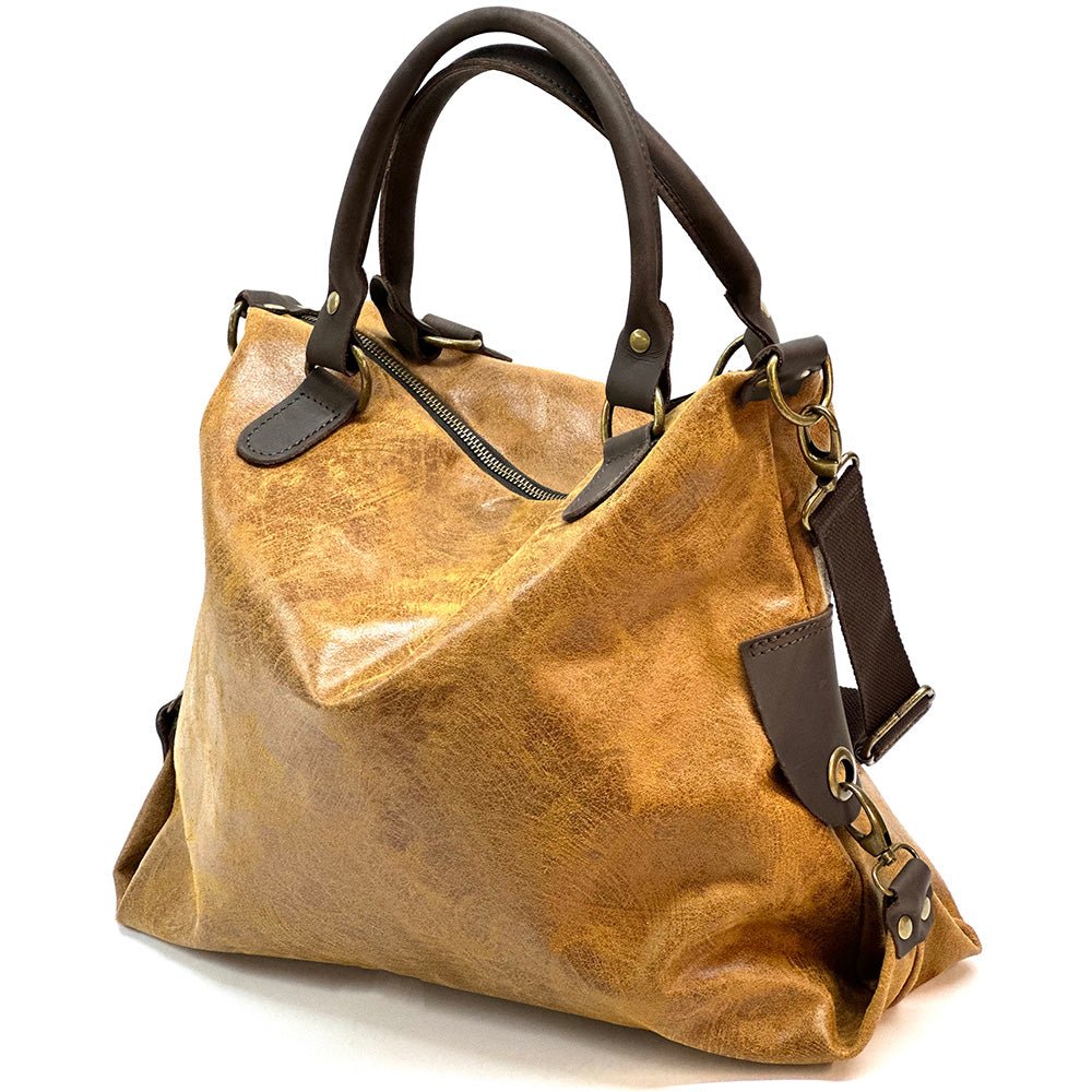 Rolando Italian Leather Bag – Unisex Durable & Versatile Carryall - Leather Italiano