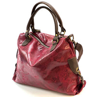 Rolando Italian Leather Bag – Unisex Durable & Versatile Carryall - Leather Italiano