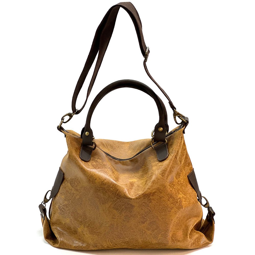 Rolando Italian Leather Bag – Unisex Durable & Versatile Carryall - Leather Italiano