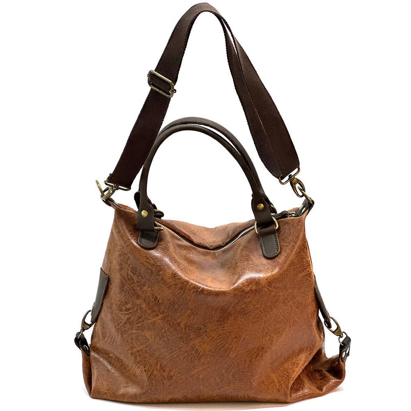Rolando Italian Leather Bag – Unisex Durable & Versatile Carryall - Leather Italiano