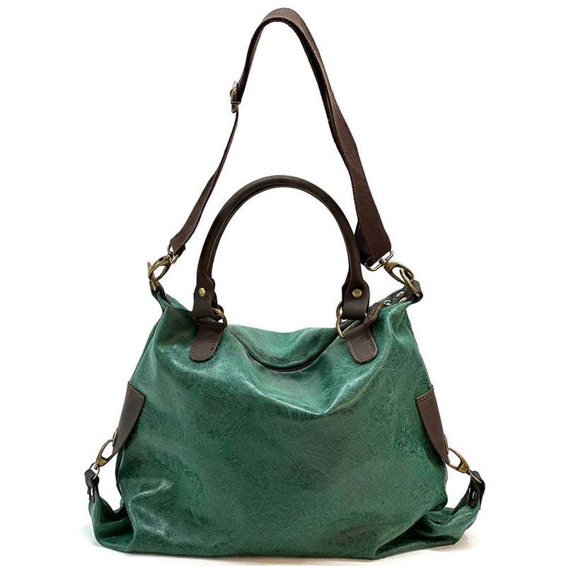 Rolando Italian Leather Bag – Unisex Durable & Versatile Carryall - Leather Italiano