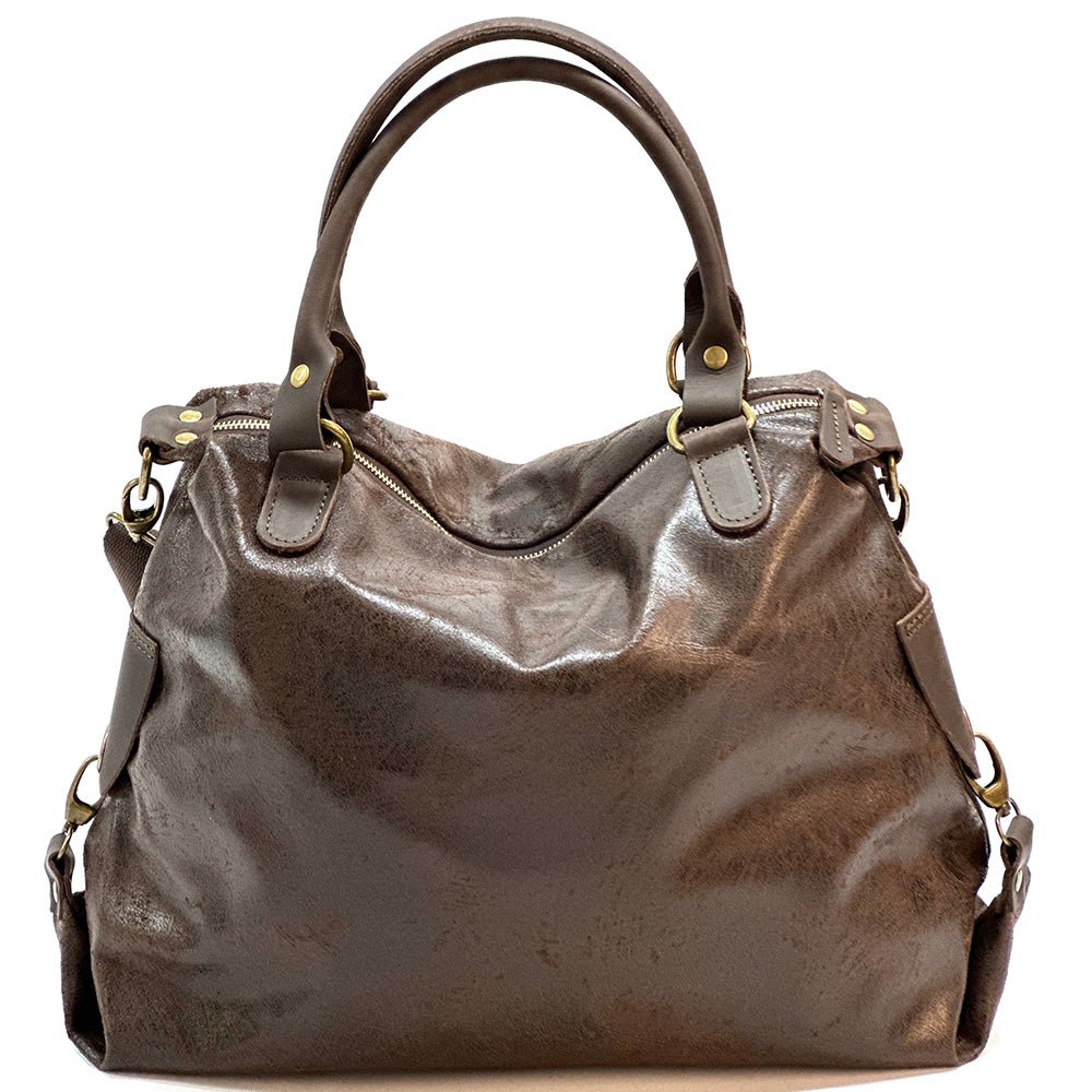 Rolando Italian Leather Bag – Unisex Durable & Versatile Carryall - Leather Italiano