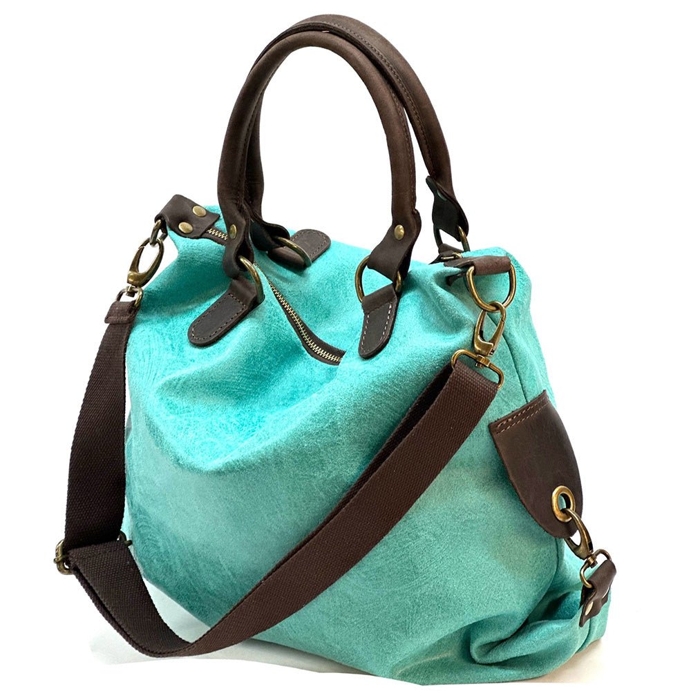 Rolando Italian Leather Bag – Unisex Durable & Versatile Carryall - Leather Italiano