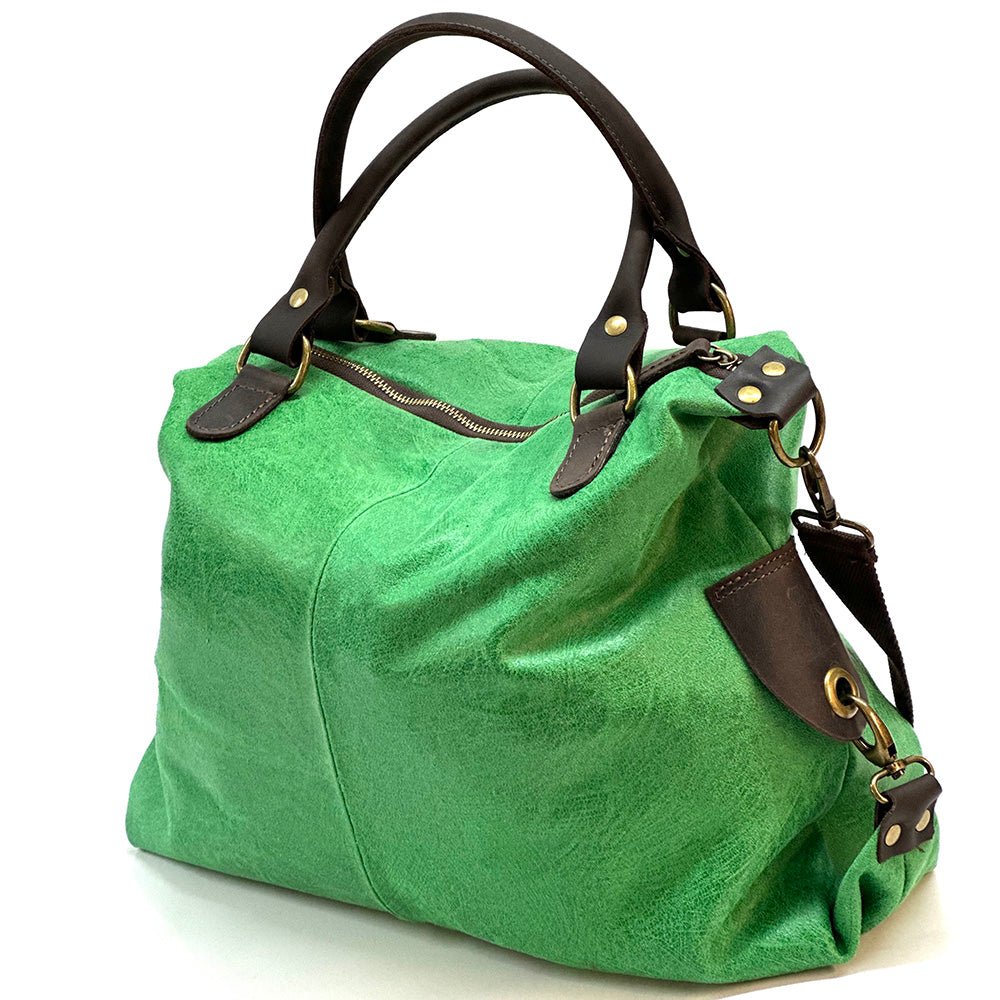 Rolando Italian Leather Bag – Unisex Durable & Versatile Carryall - Leather Italiano