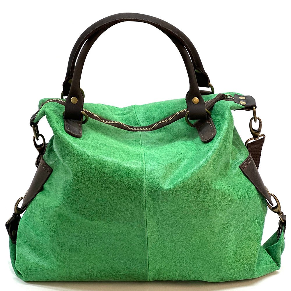 Rolando Italian Leather Bag – Unisex Durable & Versatile Carryall - Leather Italiano