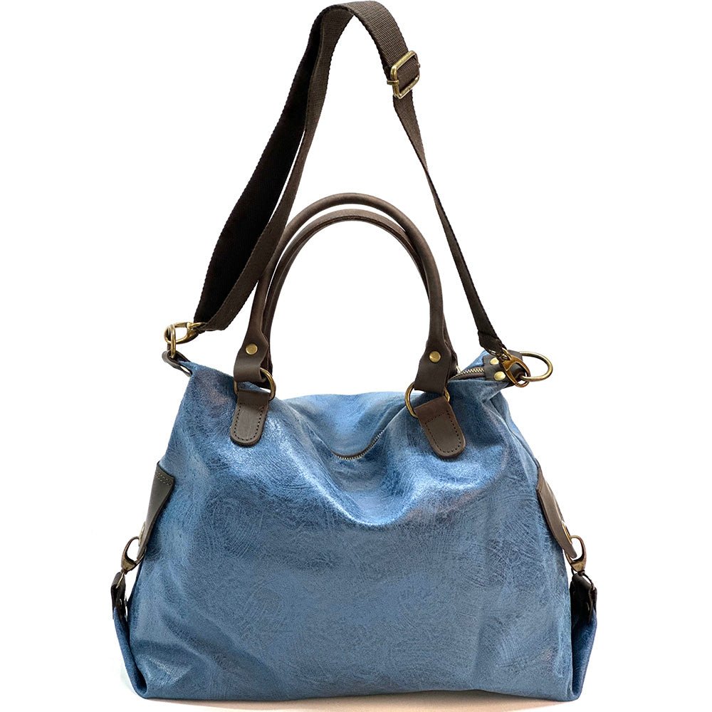 Rolando Italian Leather Bag – Unisex Durable & Versatile Carryall - Leather Italiano