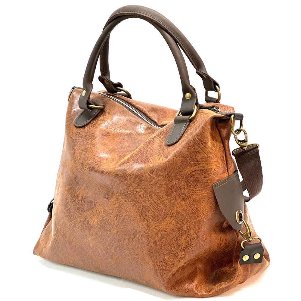 Rolando Italian Leather Bag – Unisex Durable & Versatile Carryall - Leather Italiano