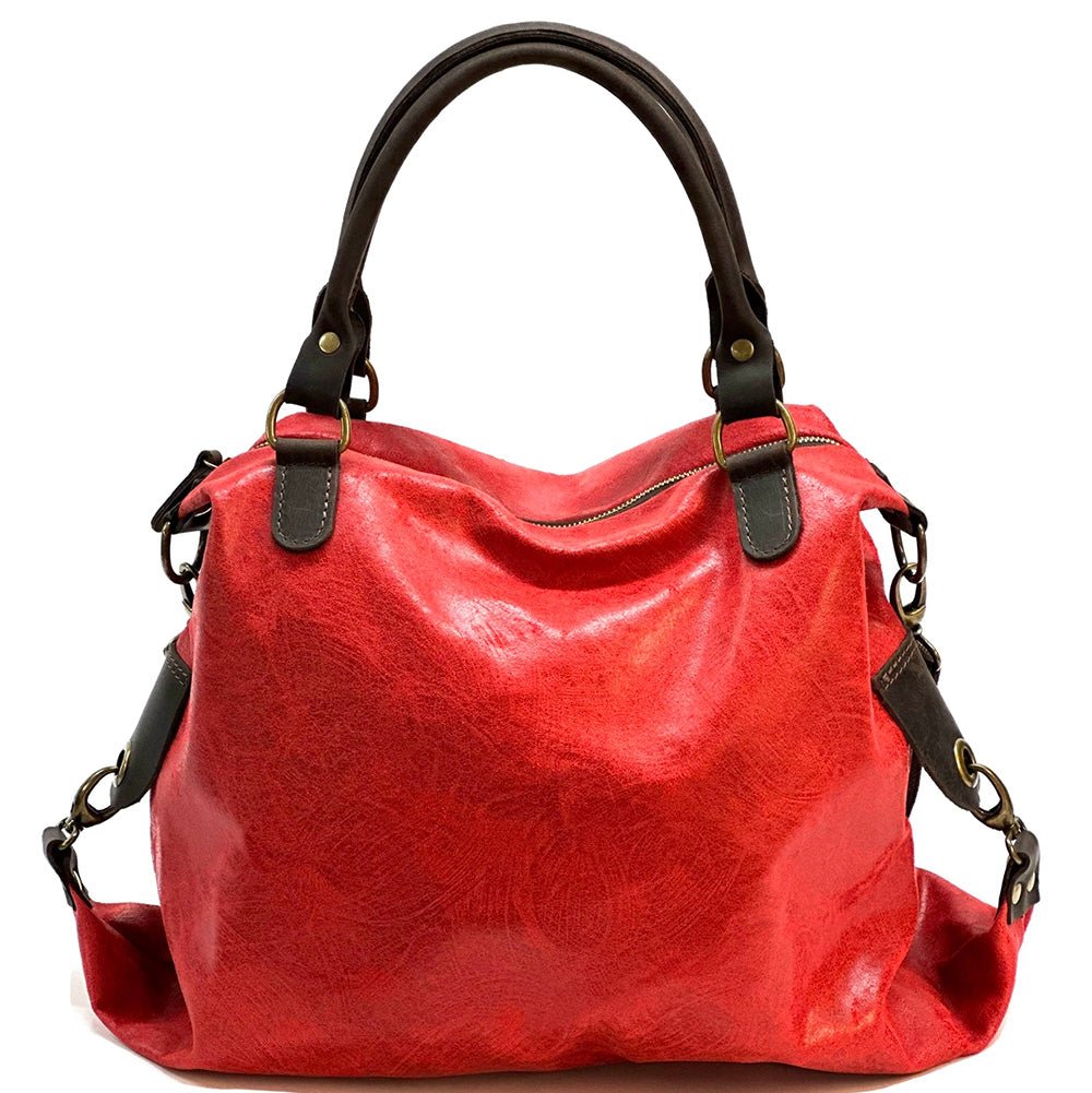 Rolando Italian Leather Bag – Unisex Durable & Versatile Carryall - Leather Italiano