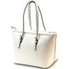 Saffiano Leather Tote - Eloisa Italian Leather Bag, Made in Florence - Leather Italiano