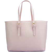 Saffiano Leather Tote - Eloisa Italian Leather Bag, Made in Florence - Leather Italiano