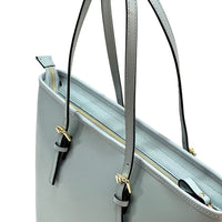 Saffiano Leather Tote - Eloisa Italian Leather Bag, Made in Florence - Leather Italiano