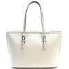 Saffiano Leather Tote - Eloisa Italian Leather Bag, Made in Florence - Leather Italiano