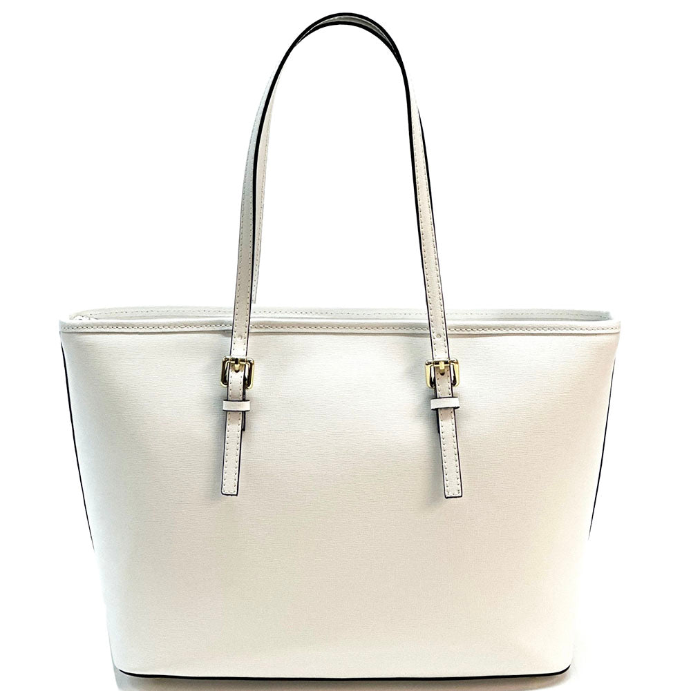 Saffiano Leather Tote - Eloisa Italian Leather Bag, Made in Florence - Leather Italiano