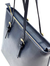 Saffiano Leather Tote - Eloisa Italian Leather Bag, Made in Florence - Leather Italiano