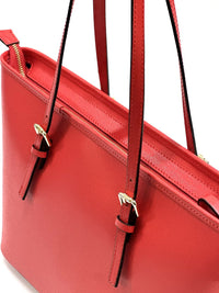 Saffiano Leather Tote - Eloisa Italian Leather Bag, Made in Florence - Leather Italiano