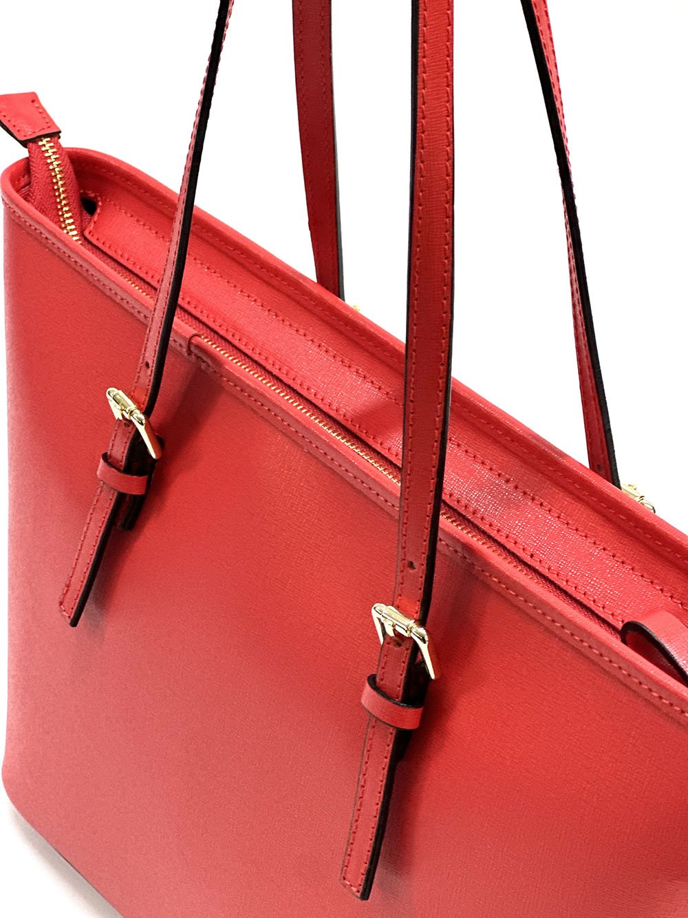 Saffiano Leather Tote - Eloisa Italian Leather Bag, Made in Florence - Leather Italiano