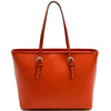 Saffiano Leather Tote - Eloisa Italian Leather Bag, Made in Florence - Leather Italiano