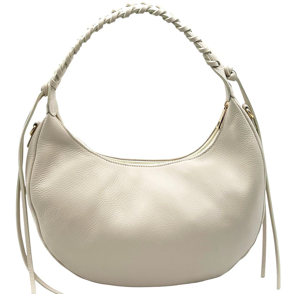 Selviana Cow Leather Hobo Bag - Leather Italiano