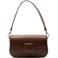 Serelia Cow Leather Shoulder and Crossbody Bag - Leather Italiano