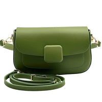 Serelia Cow Leather Shoulder and Crossbody Bag - Leather Italiano