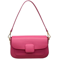 Serelia Cow Leather Shoulder and Crossbody Bag - Leather Italiano