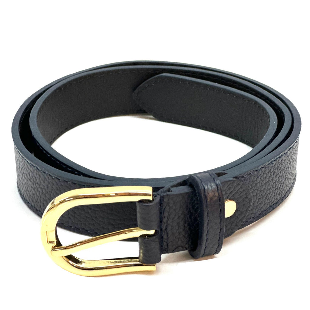 Made in Italy Custom Leather Belt from Cortona Tuscany Italy Women\'s S/M 24k gold plated hardware. Italian pony hair cow print  main image 3