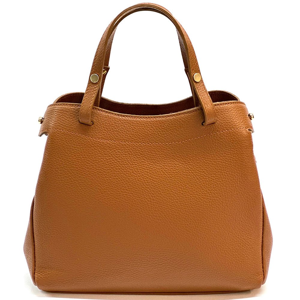 Siena Elegant Italian Leather Handbag - Leather Italiano