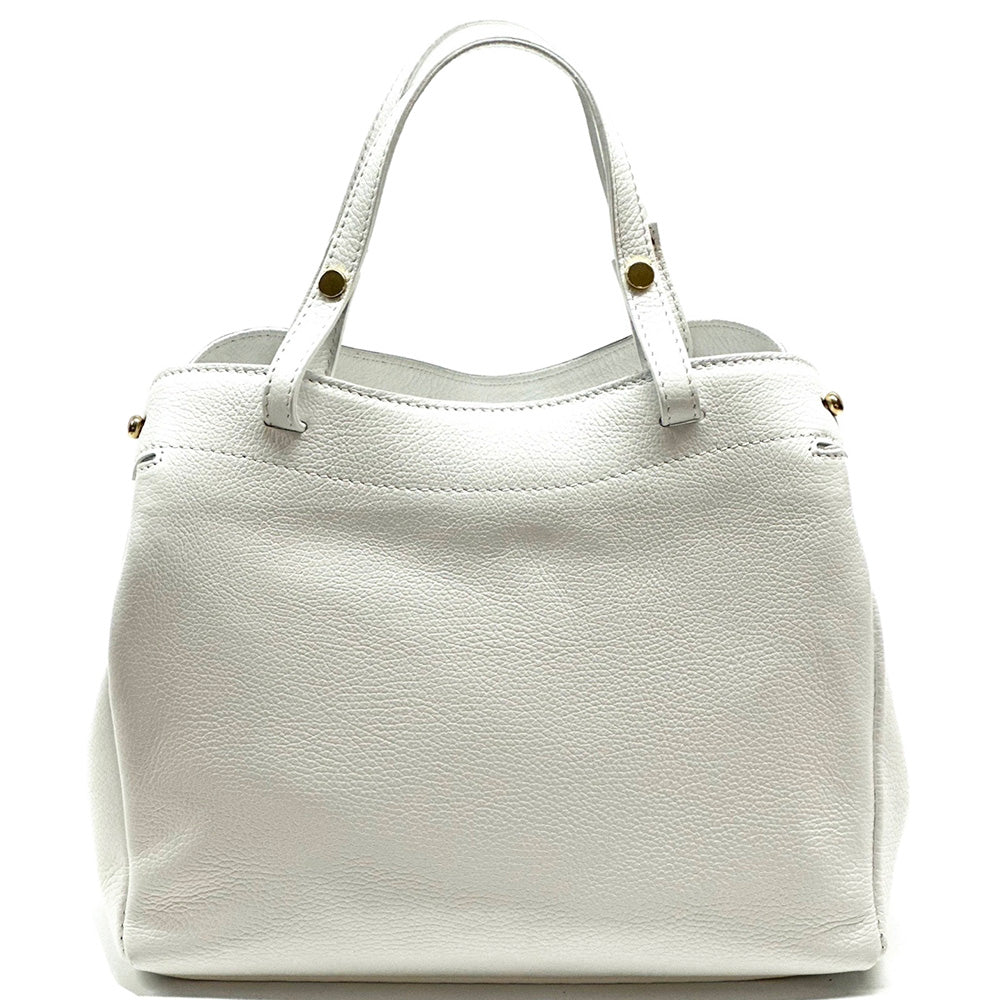 Siena Elegant Italian Leather Handbag - Leather Italiano