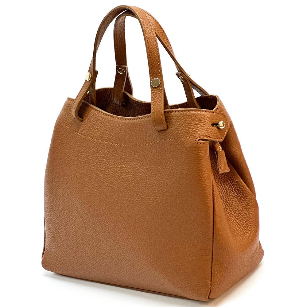 Siena Elegant Italian Leather Handbag - Leather Italiano