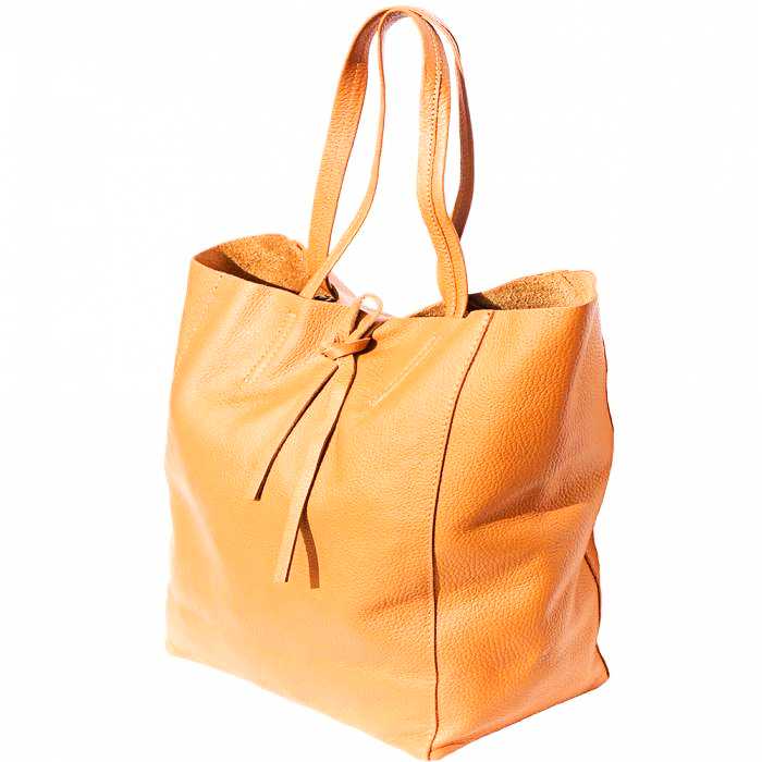 Tan leather shoulder bag - alternative angled  view