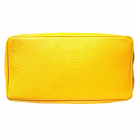 Siena Yellow leather shoulder bag bottom view