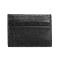 Simple Leather Card Holder V - Ultra - Slim Front Pocket Wallet - Leather Italiano