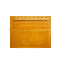 Simple Leather Card Holder V - Ultra - Slim Front Pocket Wallet - Leather Italiano