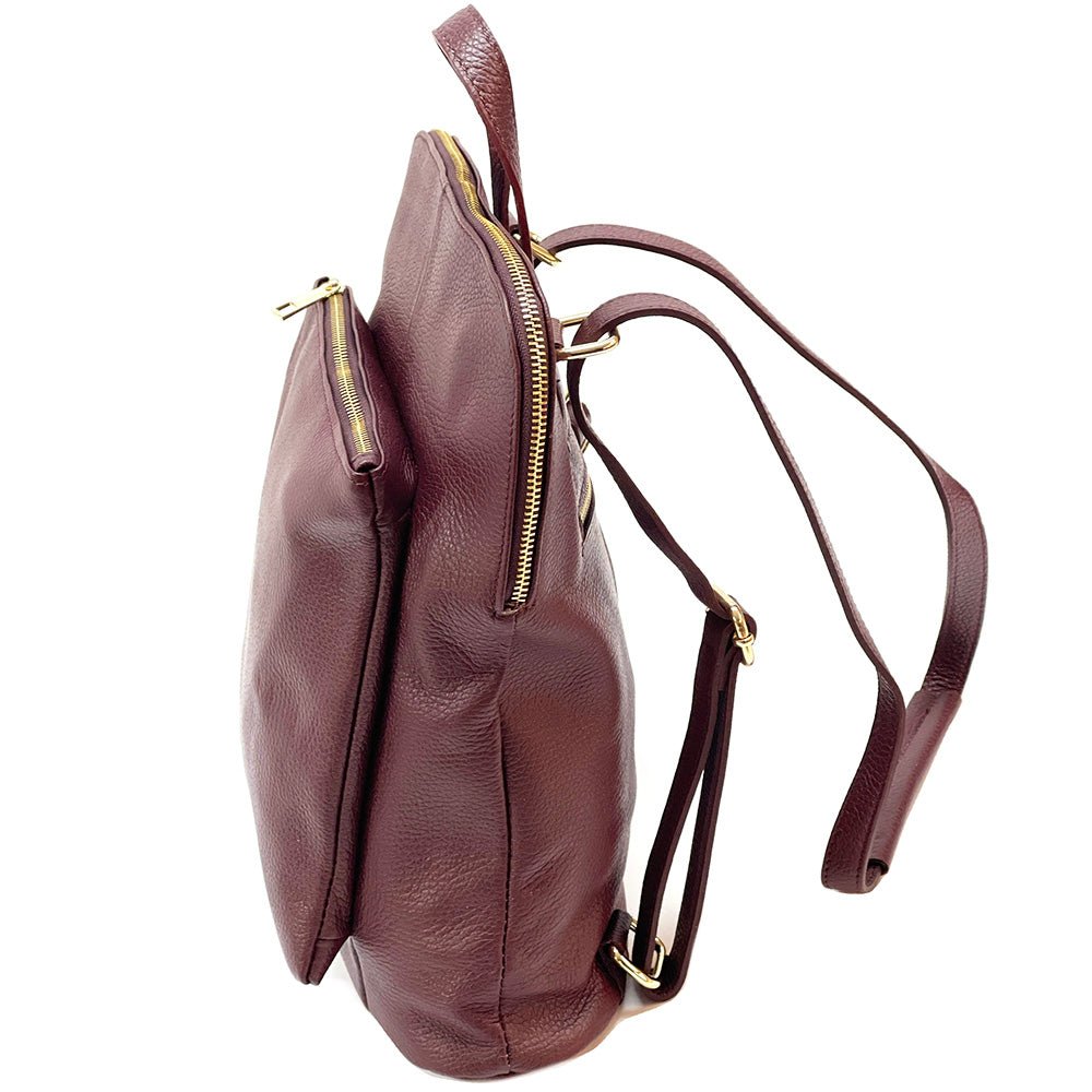 Small Leather Backpack Italian Crafted | Ghita - Leather Italiano - Leather Italiano