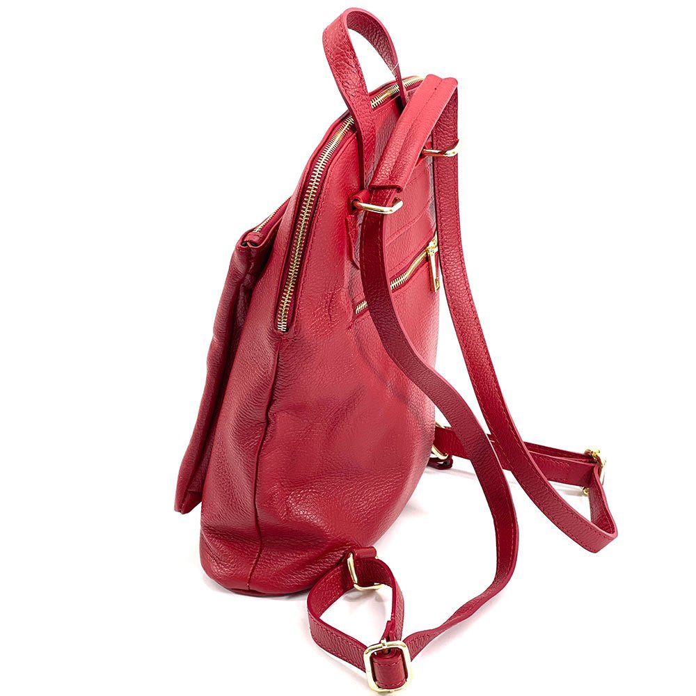 Small Leather Backpack Italian Crafted | Ghita - Leather Italiano - Leather Italiano