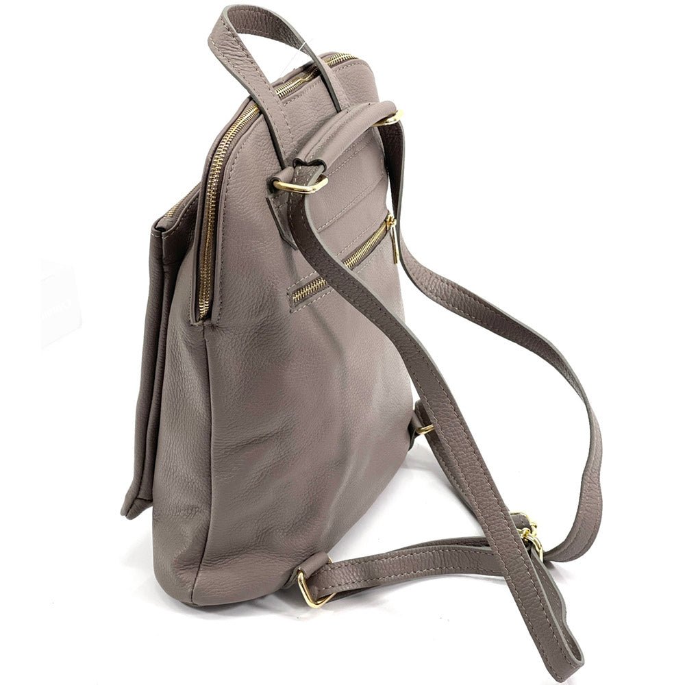 Small Leather Backpack Italian Crafted | Ghita - Leather Italiano - Leather Italiano