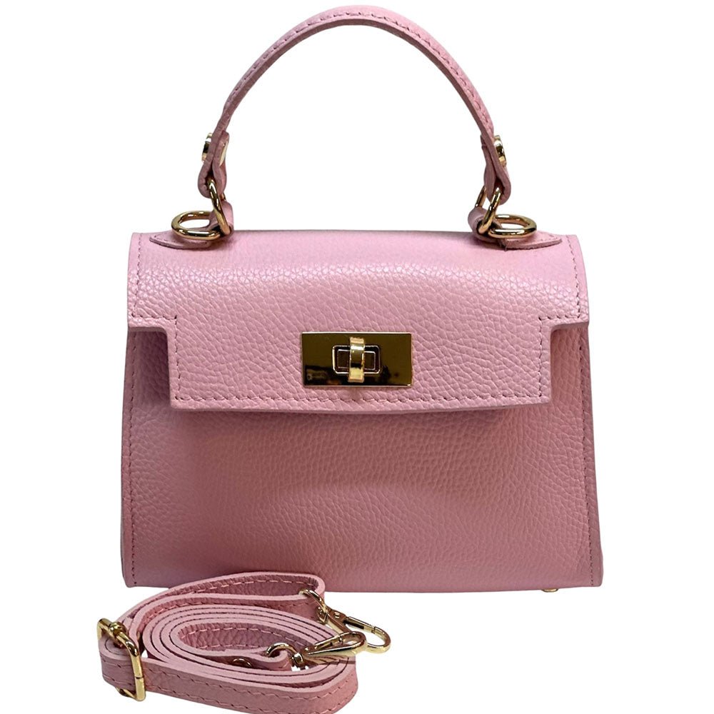 Sofia Structured Italian Leather Handbag - Leather Italiano