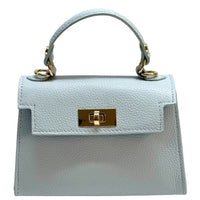 Sofia Structured Italian Leather Handbag - Leather Italiano