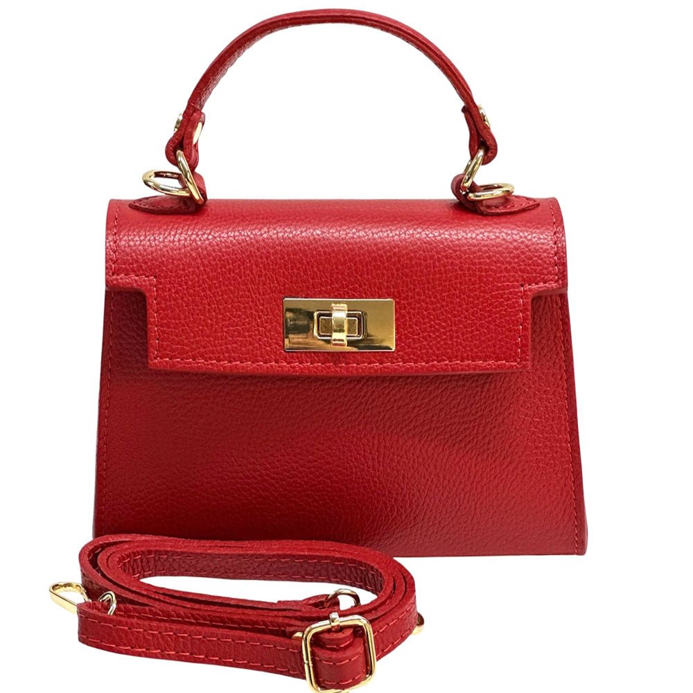 Sofia Structured Italian Leather Handbag - Leather Italiano