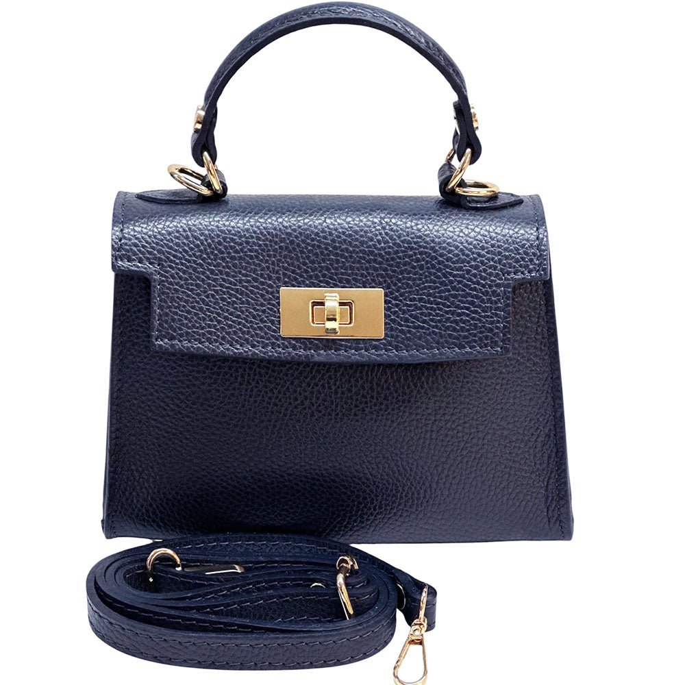 Sofia Structured Italian Leather Handbag - Leather Italiano