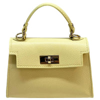 Sofia Structured Italian Leather Handbag - Leather Italiano